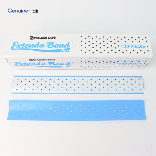 Walker Extenda-Bond Plus Ultra Hold Waterproof Breathable Toupee Tape Double Sided Adhesive Strips 100Pcs