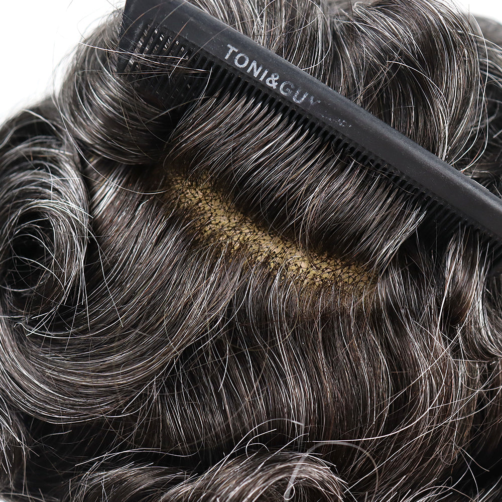 Genuine Hair | Australia Antimicrobial Series | 120% Density | Zeomic™ Scalp Health Tech | Breathable Lace Center & 1" PU Perimeter