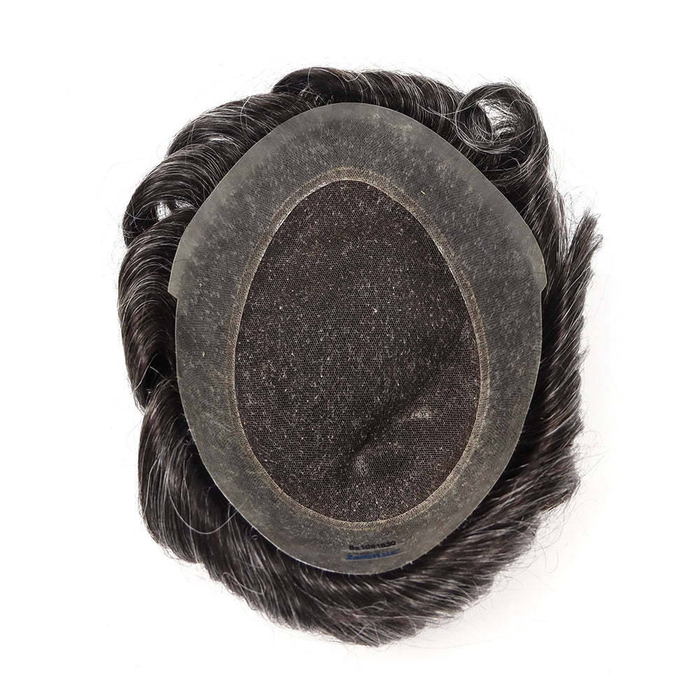 Genuine Hair | Australia Antimicrobial Series | 120% Density | Zeomic™ Scalp Health Tech | Breathable Lace Center & 1" PU Perimeter