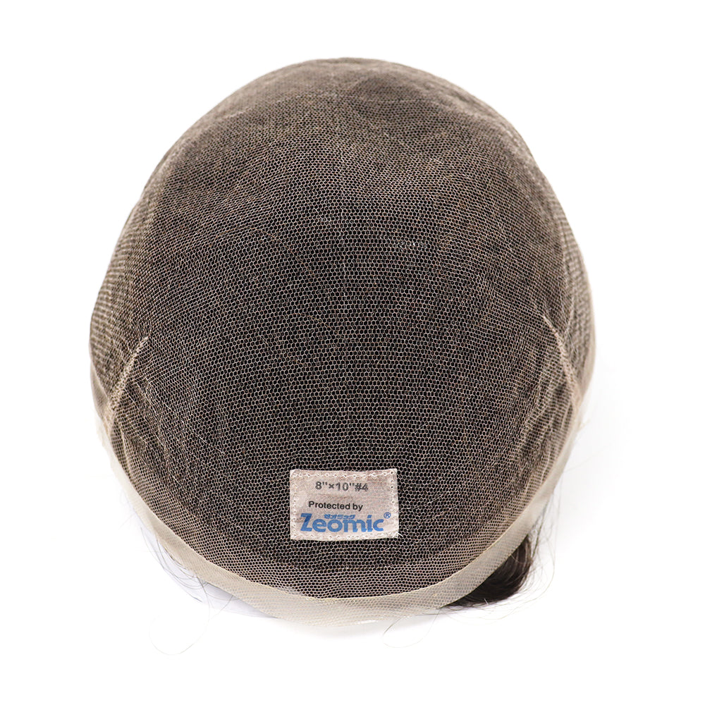 Genuine Hair | Antimicrobial Swiss Lace Series | 100% Density | Zeomic™ Scalp Health Tech | Breathable Full Lace Base