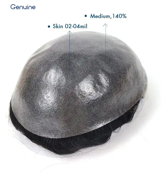 Genuine Hair | Hybrid Bio-Skin Elite | Dual-Zone R&D Technology | 0.02mm V-Loop Front & 0.04mm Split-Knot Body | The Ultimate Undetectable Masterpiece