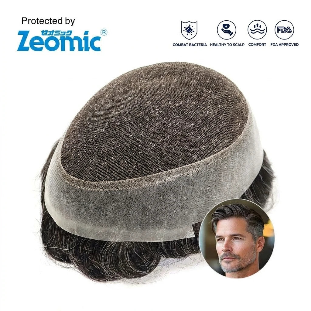 Antimicrobial Australia Toupee with Trust Badges