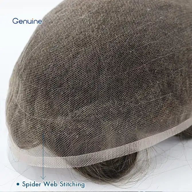 Genuine Hair | Swiss Lace Hair System Men for Toupee Lace Base