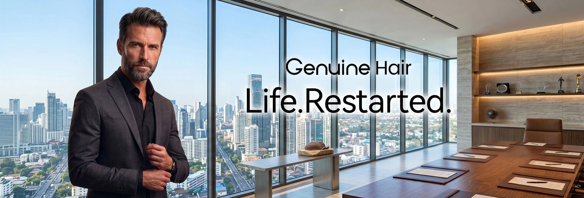 Genuine Hair - Desktop Banner Horizontal