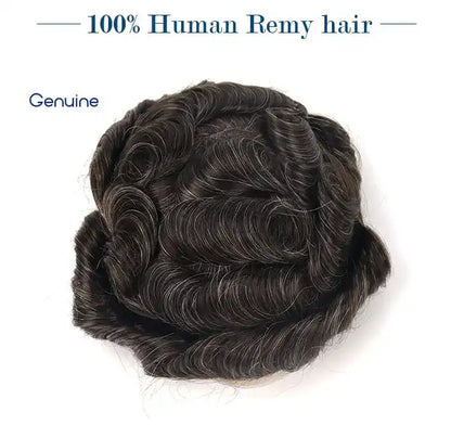 Genuine Hair | Super Fine Swiss Lace Hair System Air Lace Men for Toupee Ultra Breathable Lace Base - Swiss Lace Men's Toupee, Breathable Hair System, Undetectable Lace - Detail View 2