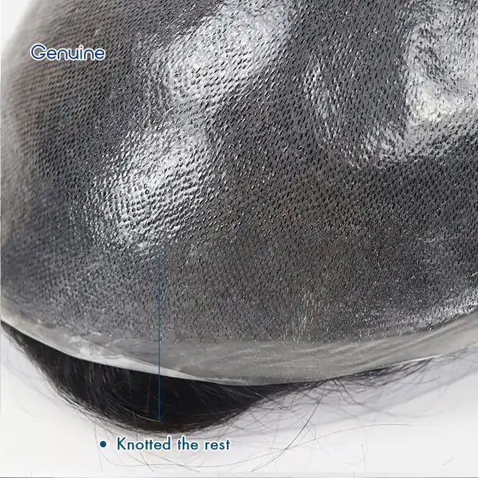 Genuine Hair | Hybrid Bio-Skin Elite | Dual-Zone R&D Technology | 0.02mm V-Loop Front & 0.04mm Split-Knot Body | The Ultimate Undetectable Masterpiece