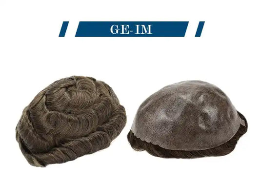 Genuine Hair | Injected Skin System | 130% Medium-Heavy Density | Knotless Injected Realism | 0.12-0.14mm Extra-Durable Poly Base | 6-9 Months Lifespan Toupee