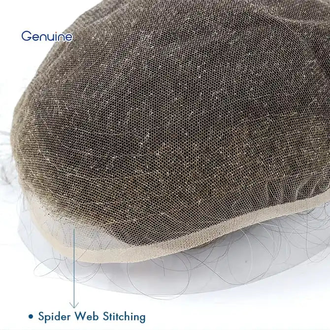 Genuine Hair | Super Fine Swiss Lace Hair System Air Lace Men for Toupee Ultra Breathable Lace Base